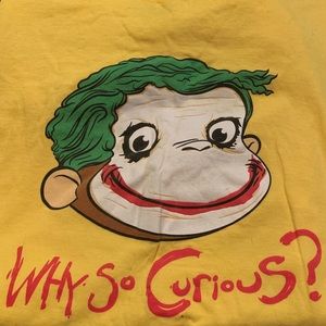 Threadless Curious Joker Canary Yellow T-shirt
